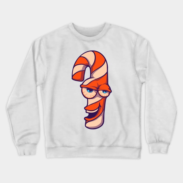 Candy Stick Crewneck Sweatshirt by phsycartwork